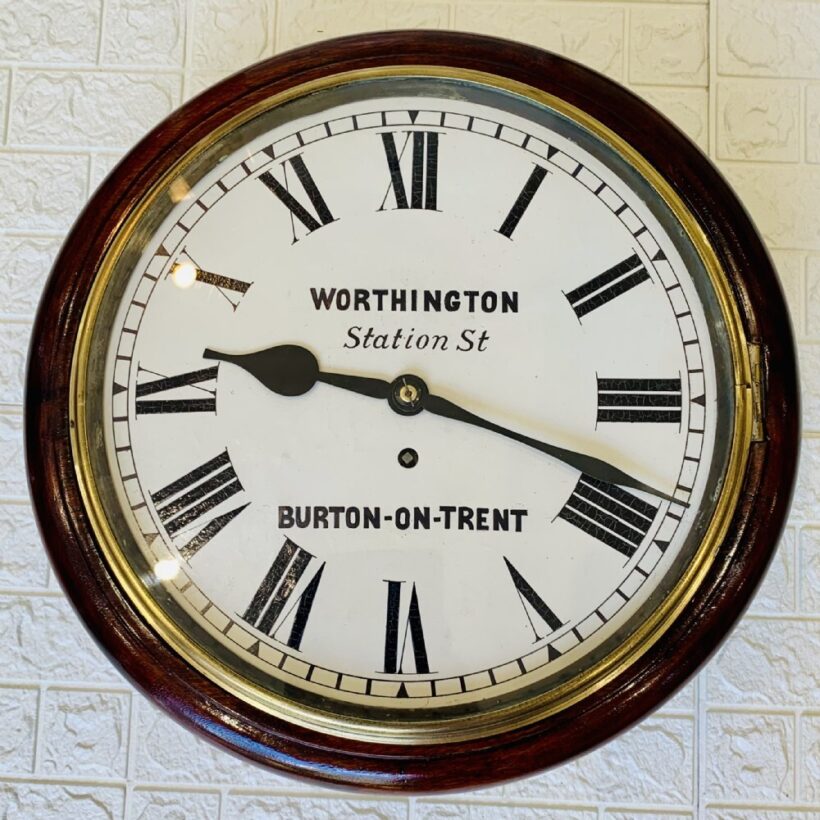 worthington Fusee Dial Wall Clock 2 worthington Fusee Dial Wall Clock 2