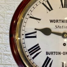 worthington Fusee Dial Wall Clock 9 worthington Fusee Dial Wall Clock 9