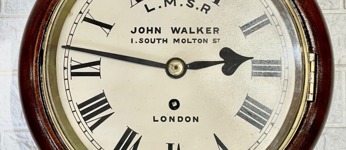 John Walker Railway Clock 8 Inch Stunning 3