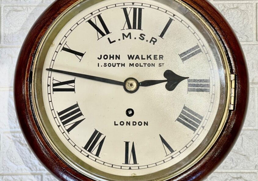 John Walker Railway Clock 8 Inch Stunning 3