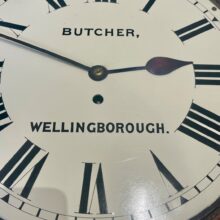 Fusee Dial Wall Clock Chain driven Oak Great Condition 10 Fusee Dial Wall Clock Chain driven Oak Great Condition 10