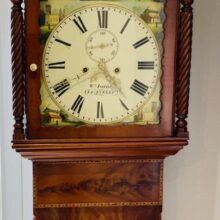 Rocking Ship Welsh Longcase Automaton Clock Fantastic Condition 14