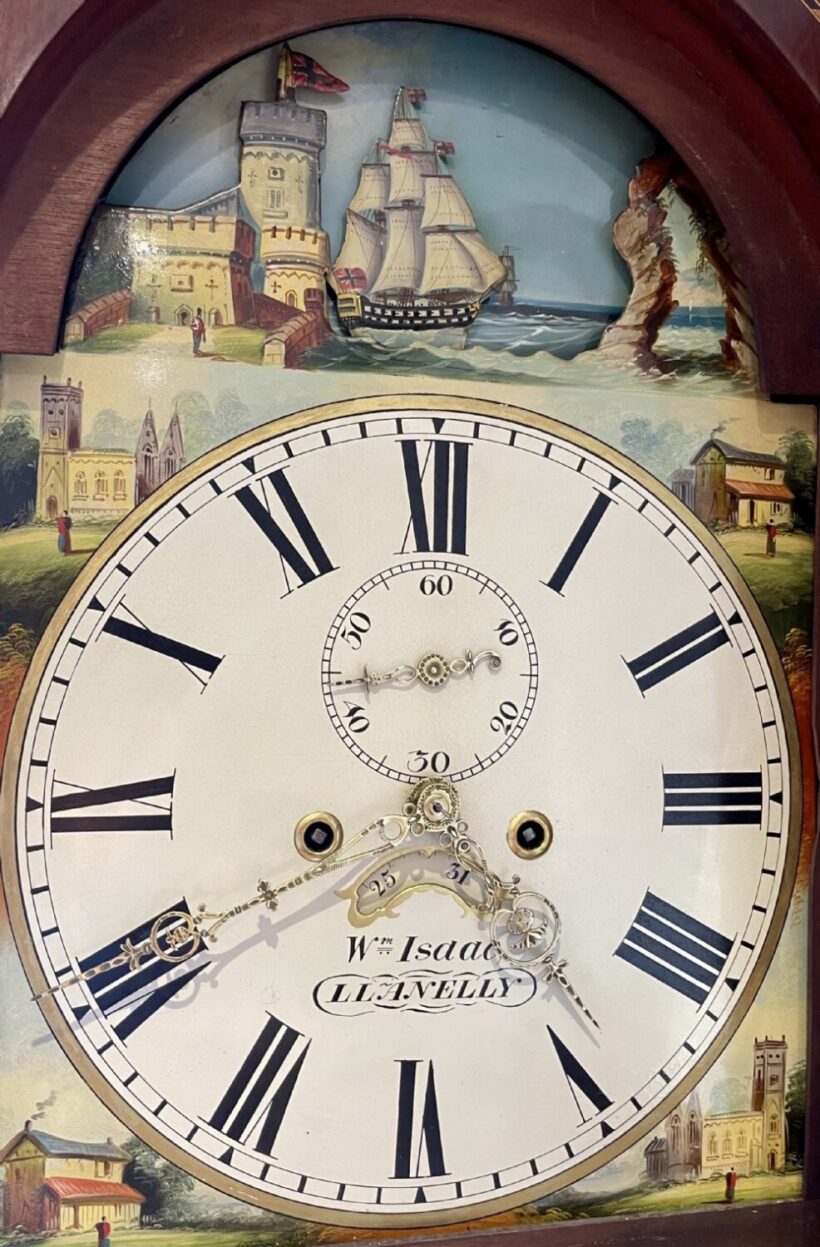 Rocking Ship Welsh Longcase Automaton Clock Fantastic Condition 5