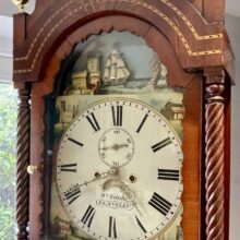 Rocking Ship Welsh Longcase Automaton Clock Fantastic Condition 6