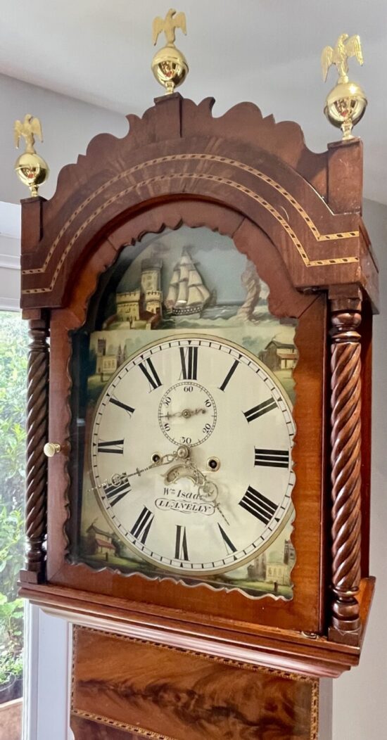 Rocking Ship Welsh Longcase Automaton Clock Fantastic Condition 6