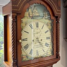 Rocking Ship Welsh Longcase Automaton Clock Fantastic Condition 7