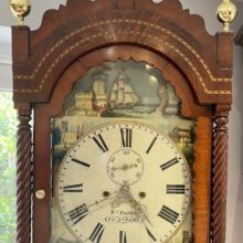 Rocking Ship Welsh Longcase Automaton Clock Fantastic Condition 8