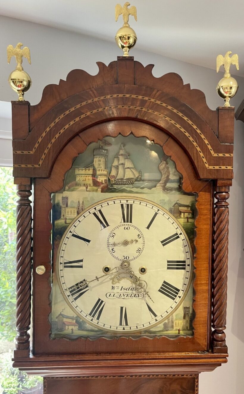Rocking Ship Welsh Longcase Automaton Clock Fantastic Condition 8