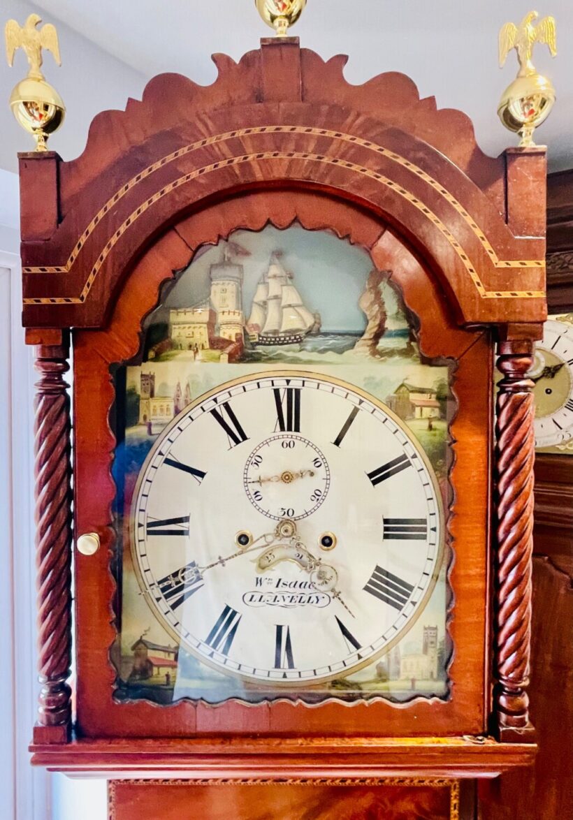 Rocking Ship Welsh Longcase Automaton Clock Fantastic Condition 9