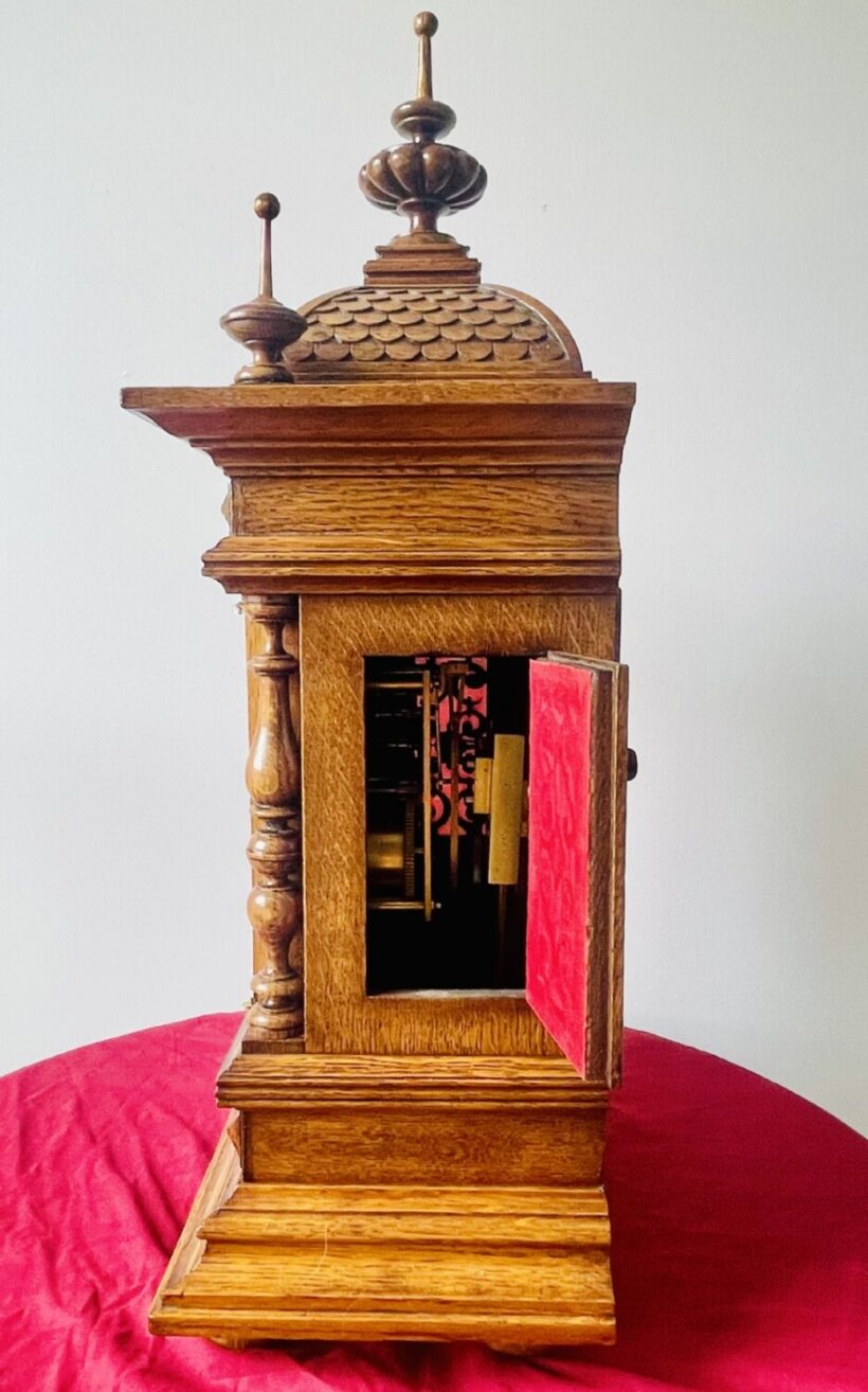 Imposing Winterhalder Quarterly Striking Bracket Clock 4