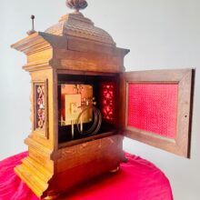 Imposing Winterhalder Quarterly Striking Bracket Clock 6
