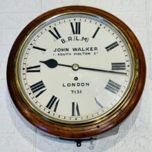 LMS John Walker Fusee Railway Clock 10