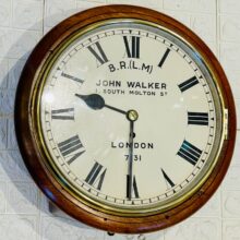 LMS John Walker Fusee Railway Clock 16