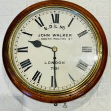 LMS John Walker Fusee Railway Clock 5