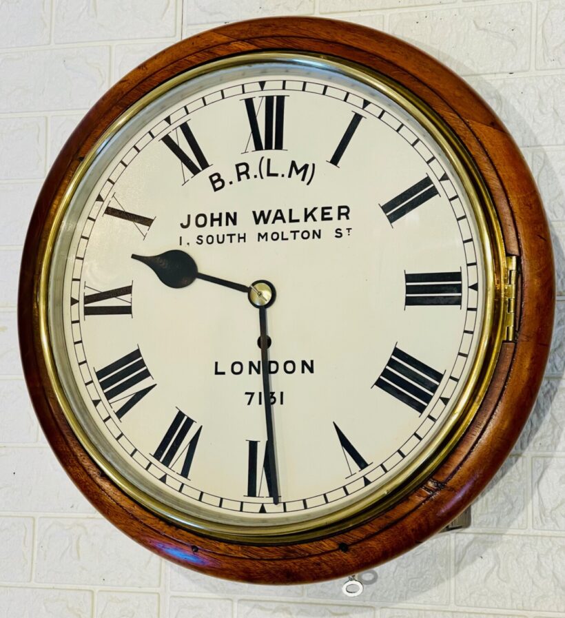 LMS John Walker Fusee Railway Clock 6