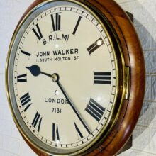 LMS John Walker Fusee Railway Clock 7