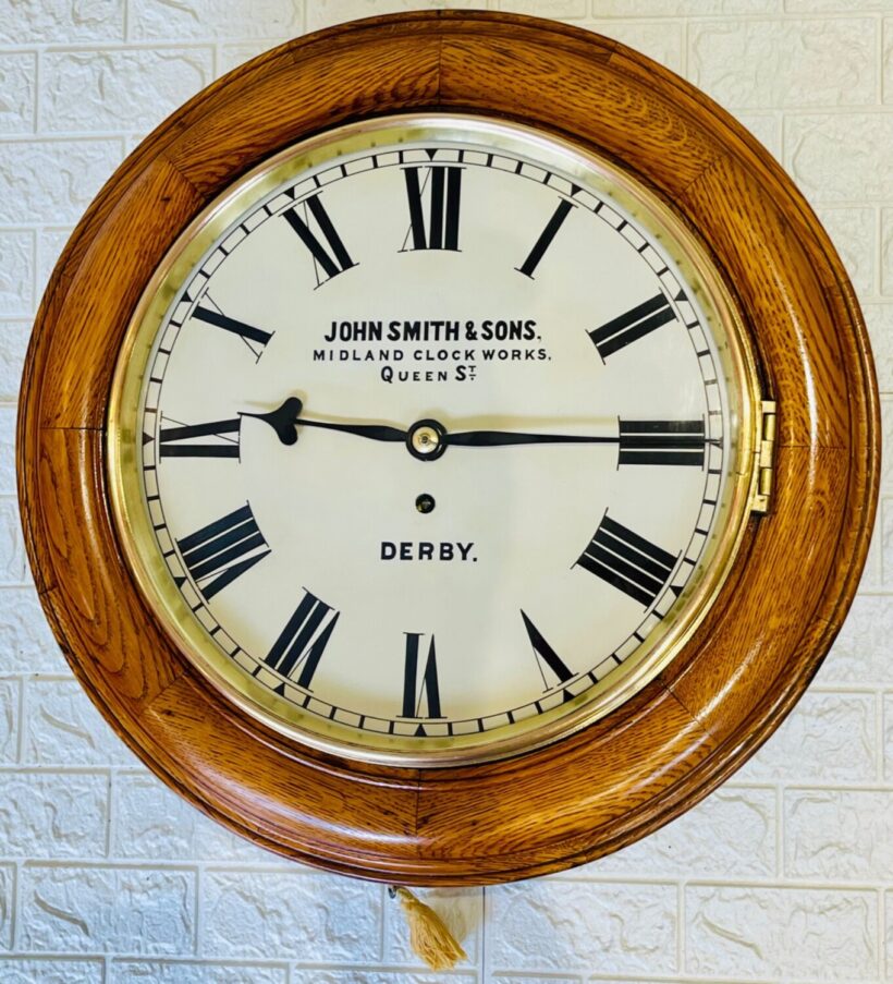 L.m.s Rare Railway Dial Wall Clock 4