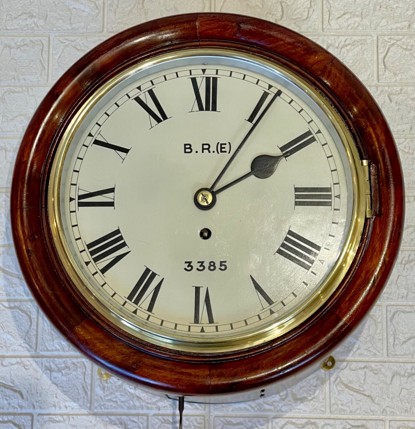 L.n.e.r Railway Dial Wall Clock Chesterfield 3 L.n.e.r Railway Dial Wall Clock Chesterfield 3