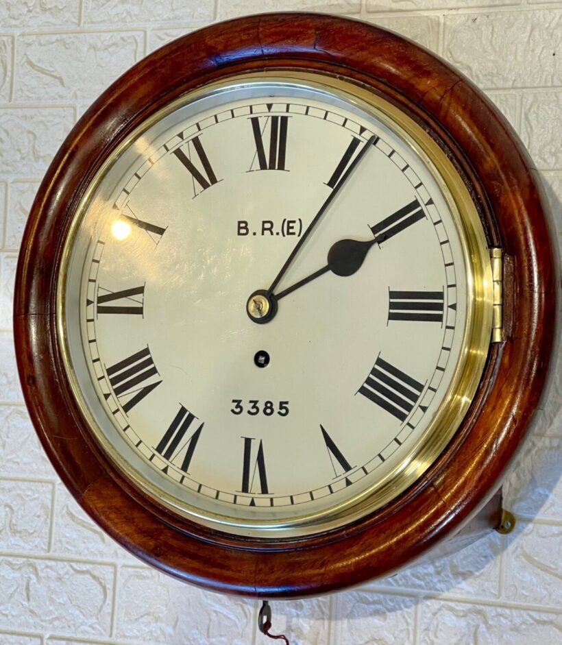 L.n.e.r Railway Dial Wall Clock Chesterfield 8 L.n.e.r Railway Dial Wall Clock Chesterfield 8