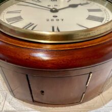 N.e.r Fusee Dial Railway Clock, Darlington 2