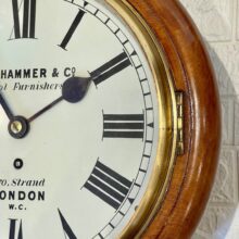 Victorian Stunning 10 Dial Chain Fusee Wall Clock 14
