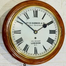 Victorian Stunning 10 Dial Chain Fusee Wall Clock 5