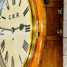 Gwr Fusee Dial Railway Wall Clock 11