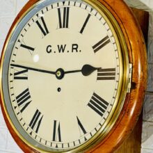 Gwr Fusee Dial Railway Wall Clock 12