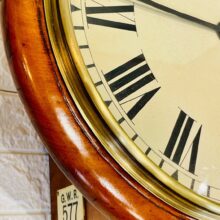 Gwr Fusee Dial Railway Wall Clock 6