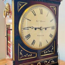 Regency Mahogany Fusee Striking Bracket Clock 1