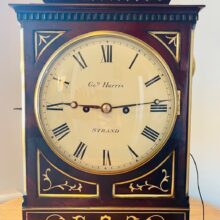 Regency Mahogany Fusee Striking Bracket Clock 13