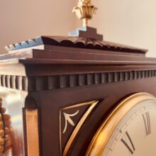 Regency Mahogany Fusee Striking Bracket Clock 3