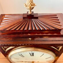 Regency Mahogany Fusee Striking Bracket Clock 4