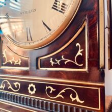 Regency Mahogany Fusee Striking Bracket Clock 5