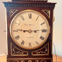Regency Mahogany Fusee Striking Bracket Clock 7