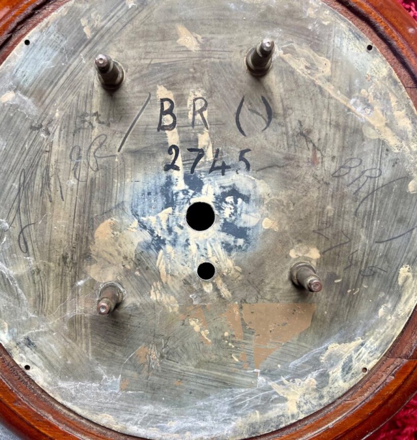 10 Inch N.e.r Fusee Dial Railway Clock History 12