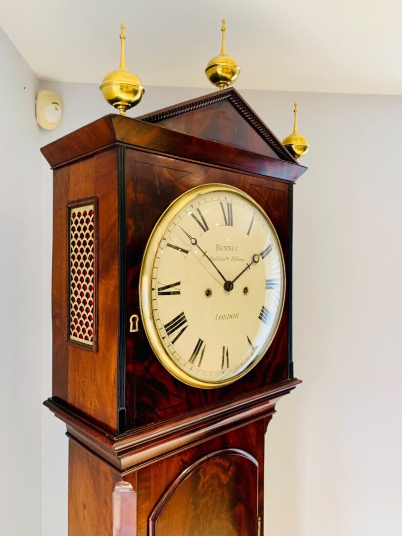 Georgian domestic regulator longcase 12 Georgian domestic regulator longcase 12