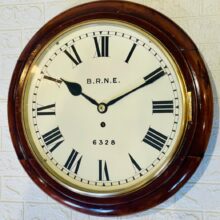 North Eastern Railway Dial Clock Newcastle Victorian