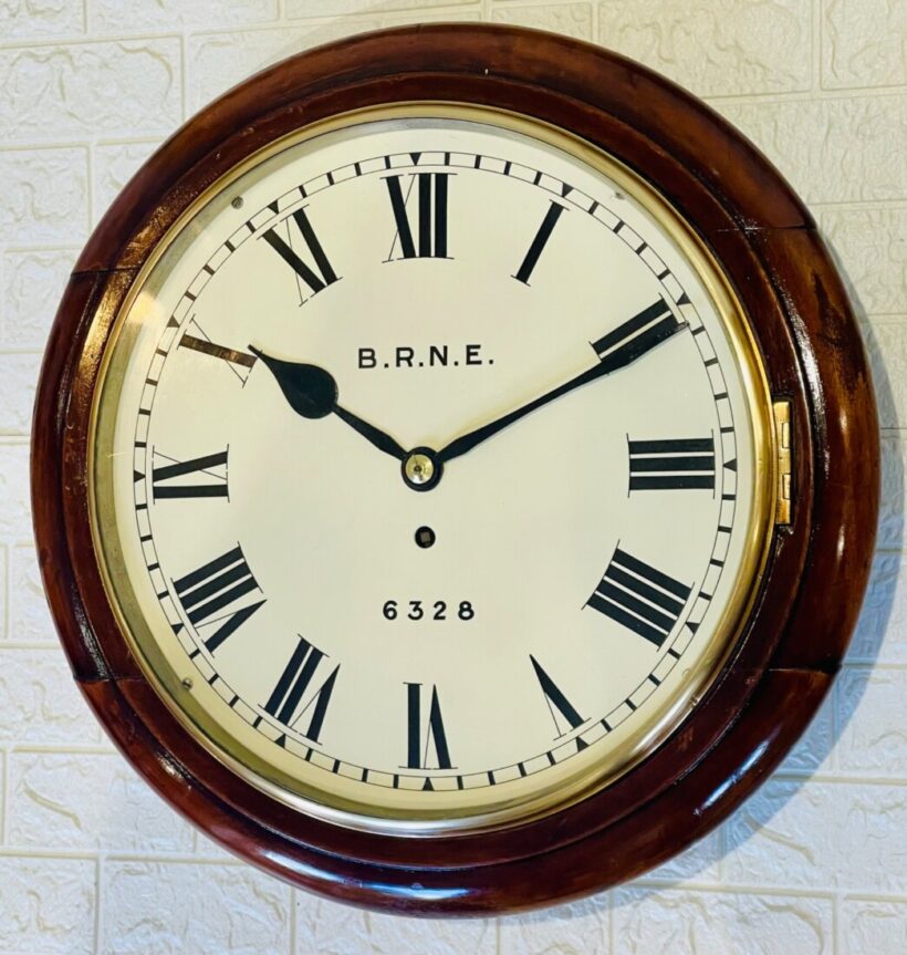 North Eastern Railway Dial Clock Newcastle Victorian