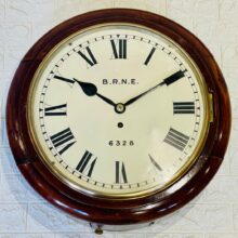 North Eastern Railway Dial Clock Newcastle Victorian 2