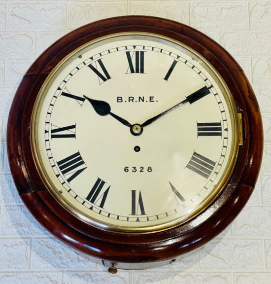 North Eastern Railway Dial Clock Newcastle Victorian 2