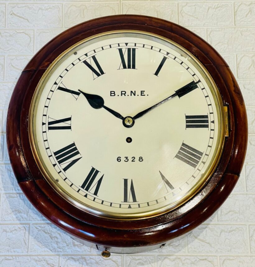North Eastern Railway Dial Clock Newcastle Victorian 2